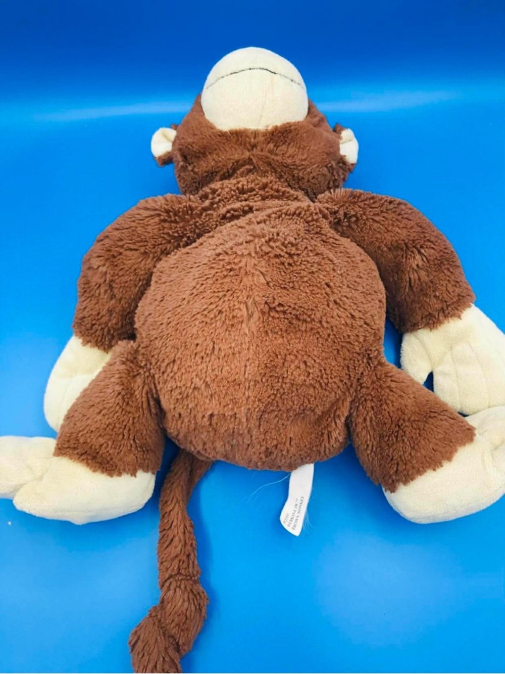 Authentic Ganz Webkinz Junior Monkey - 12" Brown & Beige Rare Plush - Picture 6 of 11
